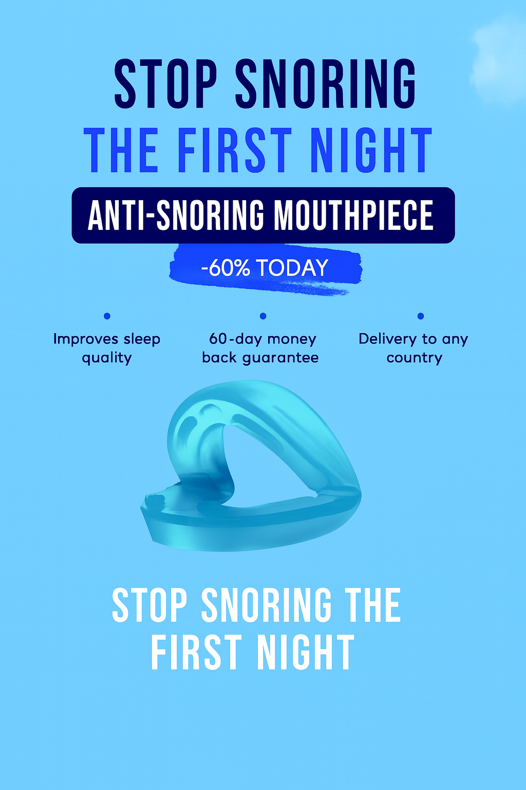 Avoreza™ Anti-Snoring Mouthpiece Universal Size